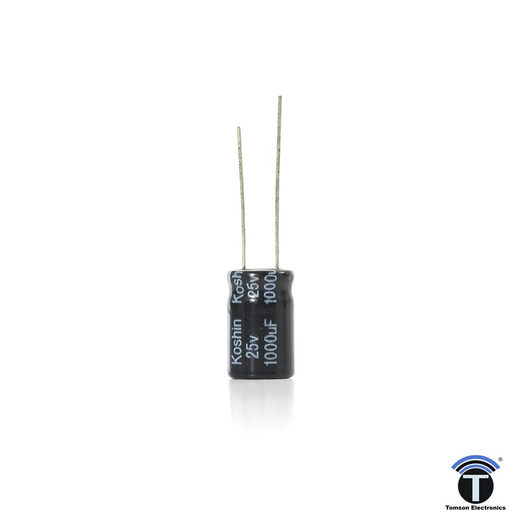 KOSHIN 1000 uF/25 V Radial Electrolytic Capacitor KOSHIN 1000 uF/25 V Radial Electrolytic Capacitor